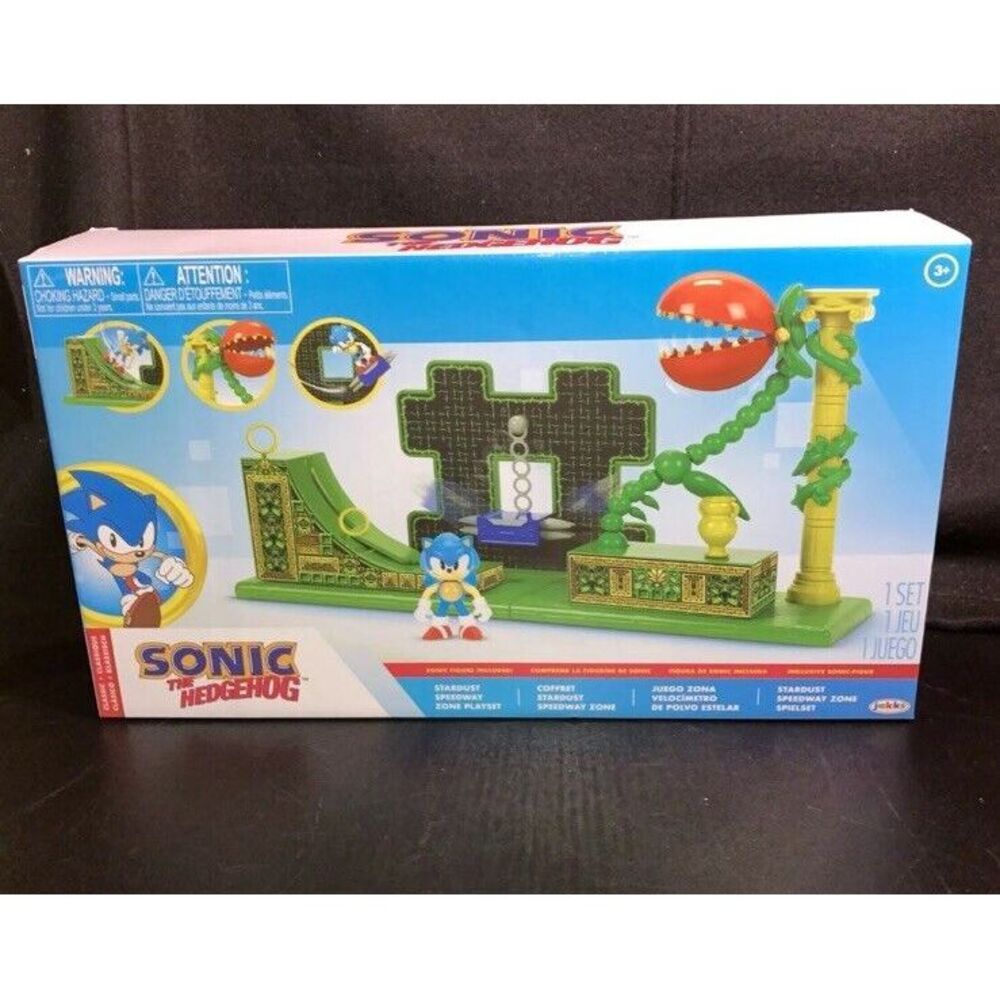 NEW Sonic the Hedgehog Stardust Speedway Action‎ Figure Playset